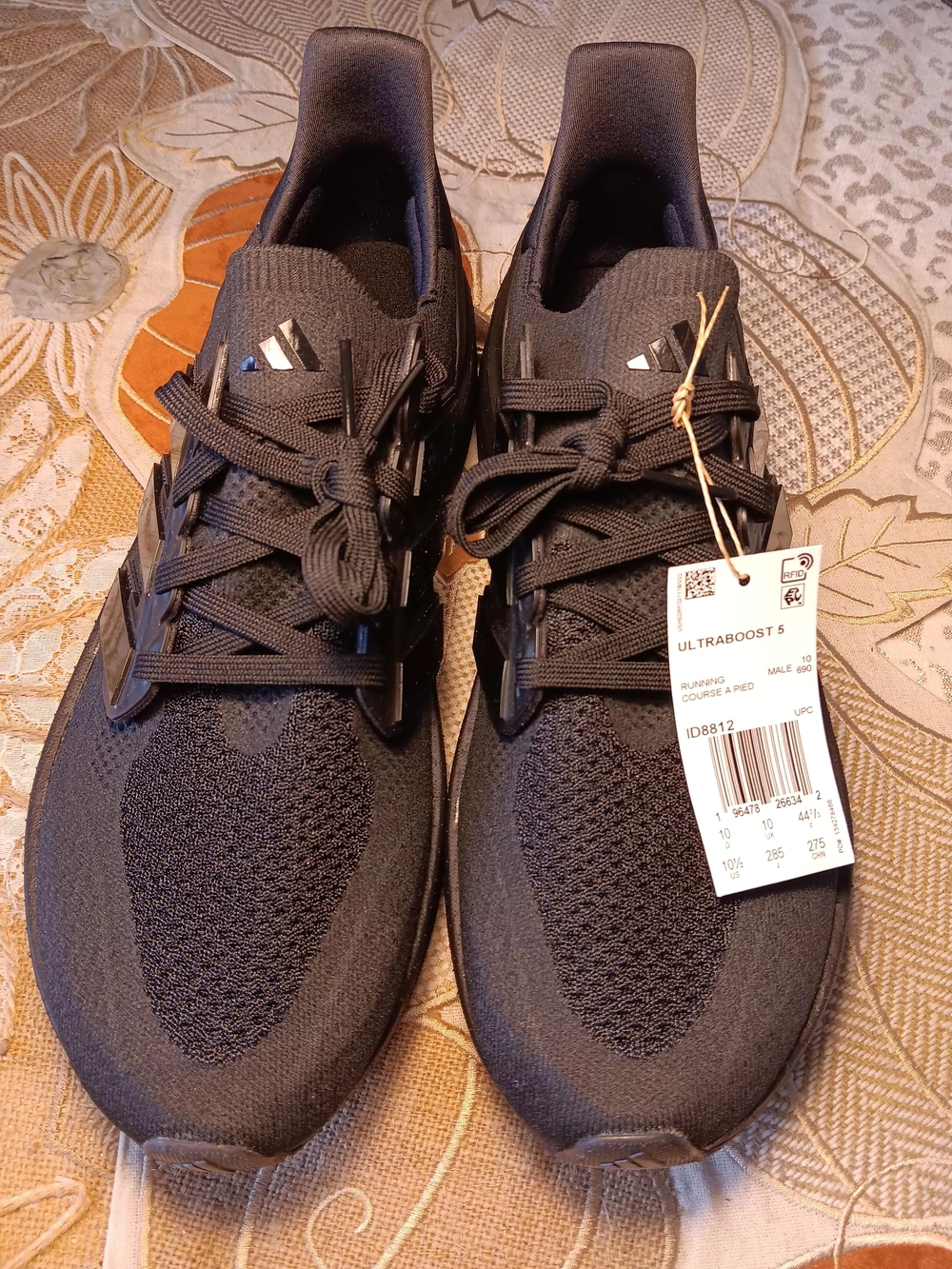 adidas Ultraboost 5 Men's Athletic Shoes - Black
